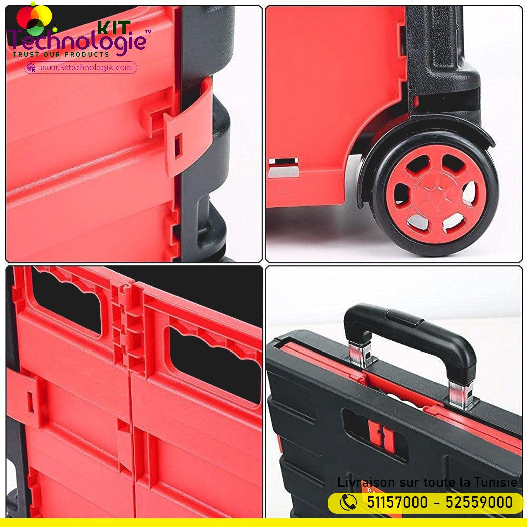 Chariot pliable