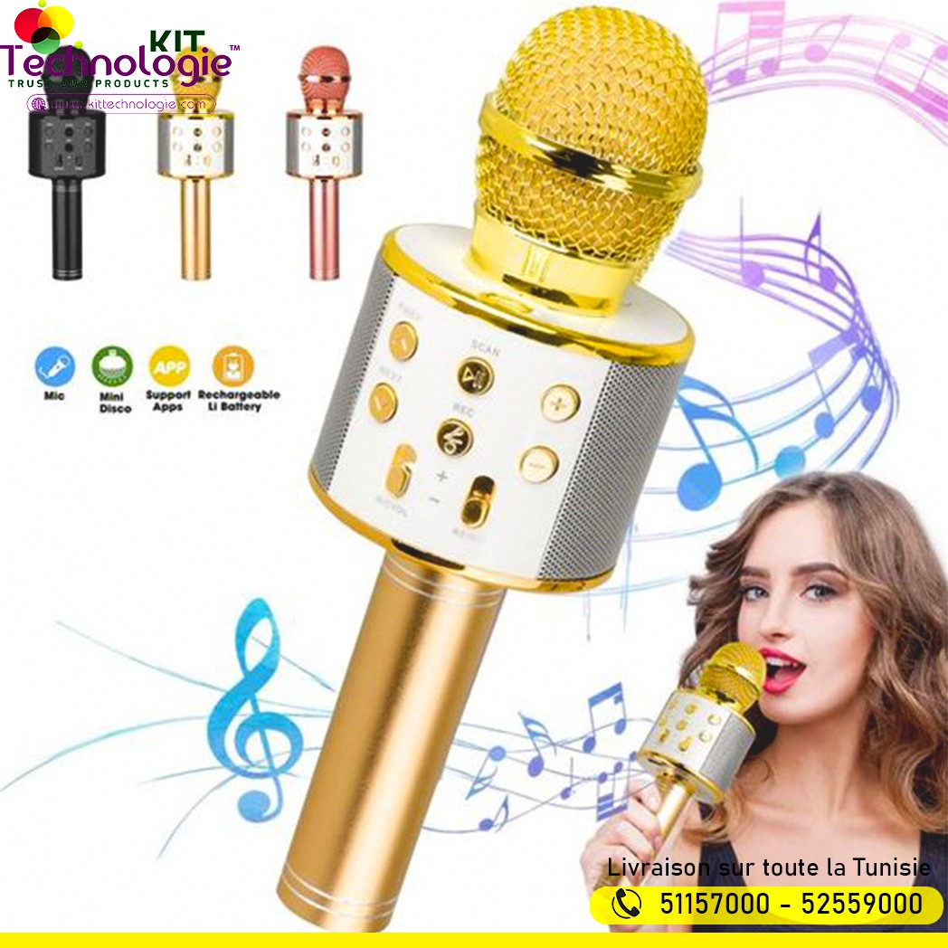 Microphone sans fil Karaoké