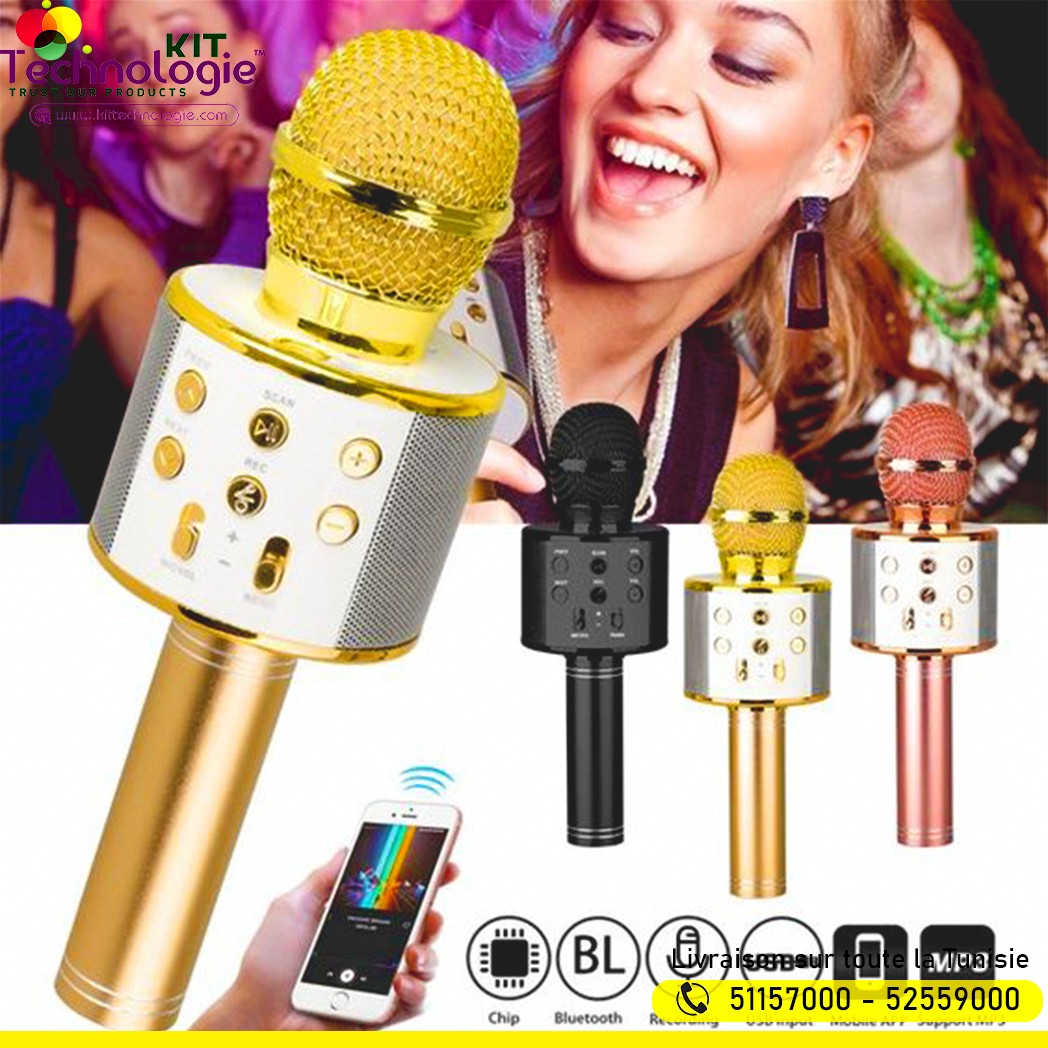 Microphone sans fil Karaoké
