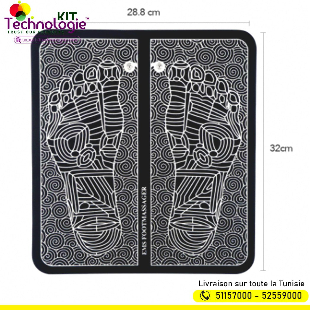 Tapis de massage électrique des pieds (EMS)