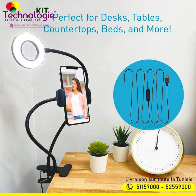 Ring Light & Phone Holder