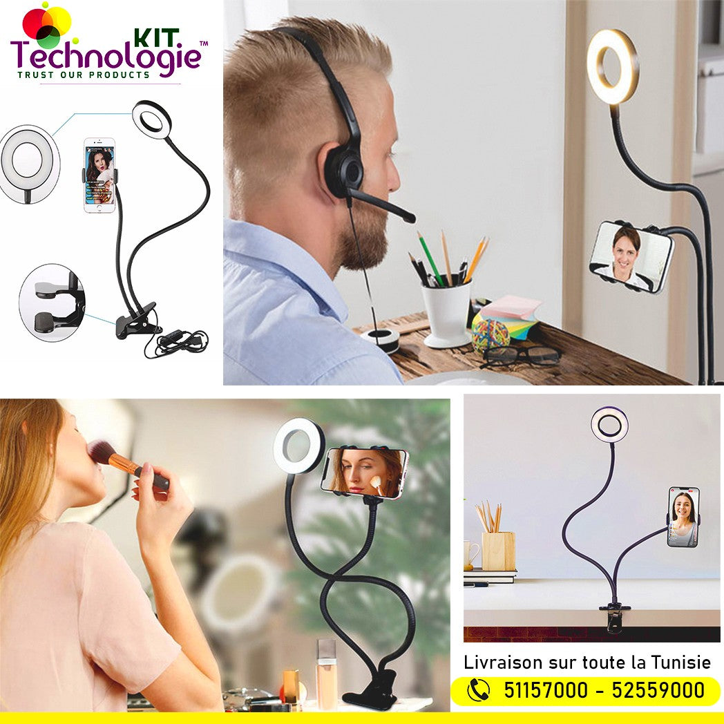 Ring Light & Phone Holder