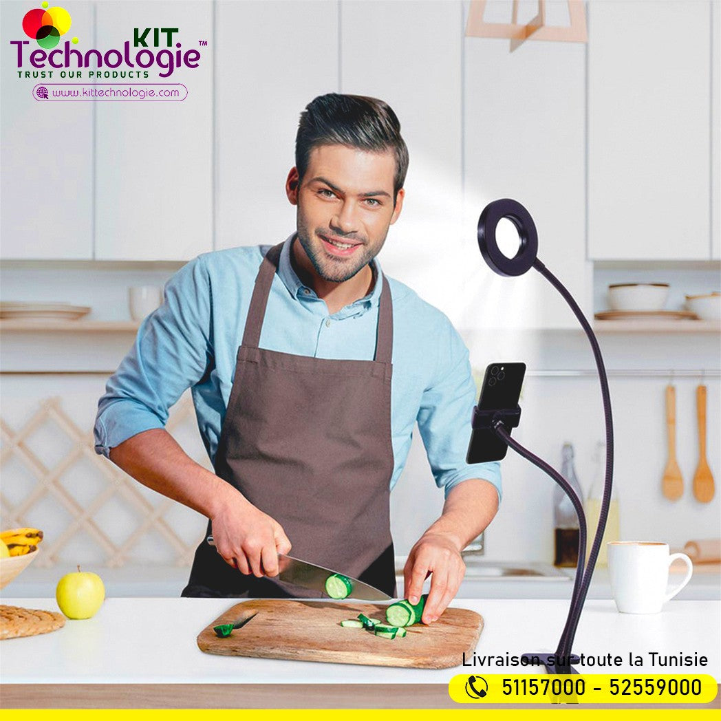 Ring Light & Phone Holder