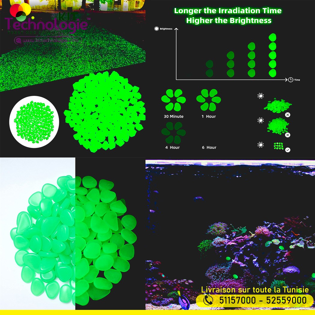 Pierres Phosphorescentes 50 pcs