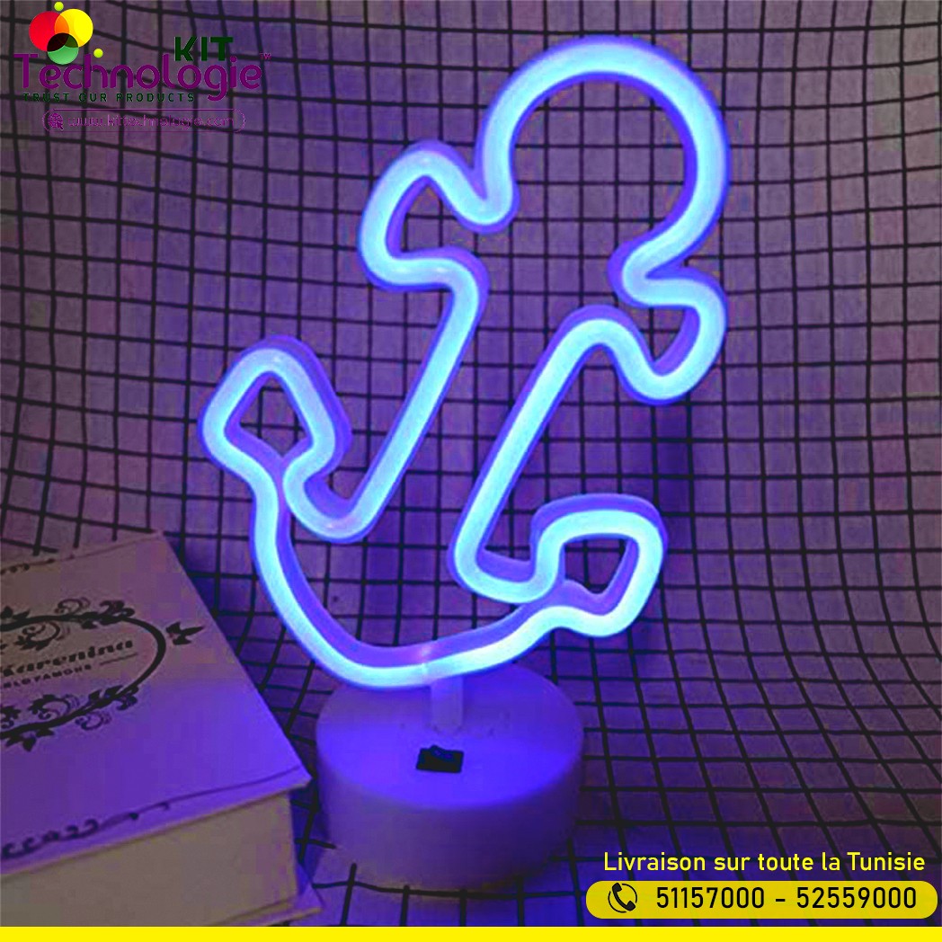 Veilleuse Ancre Néon