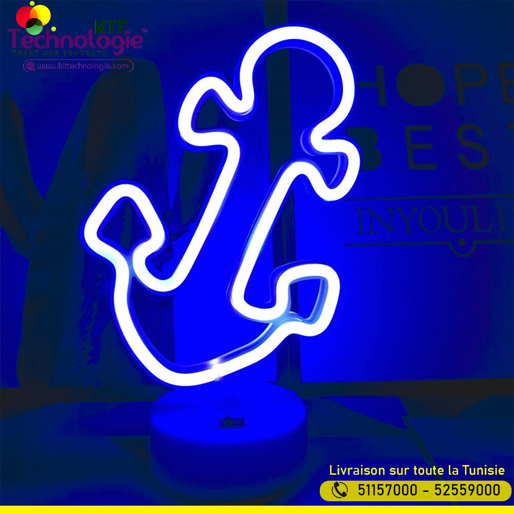 Veilleuse Ancre Néon