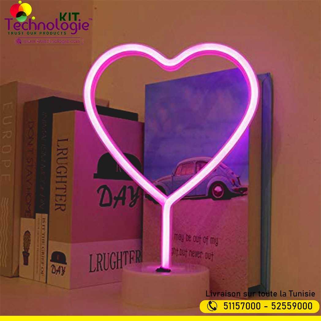 Veilleuse Coeur Néon
