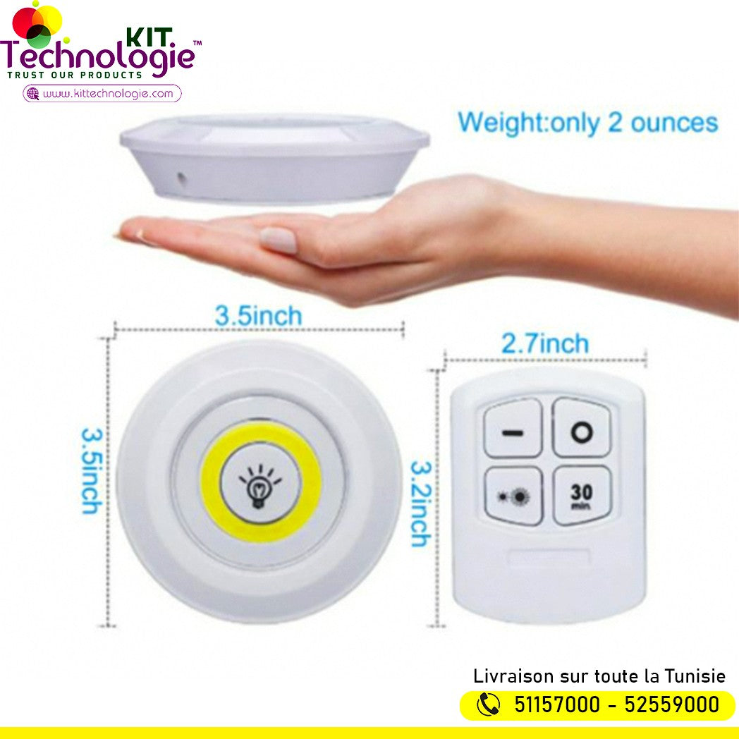 3 Spotes Led Intelligent