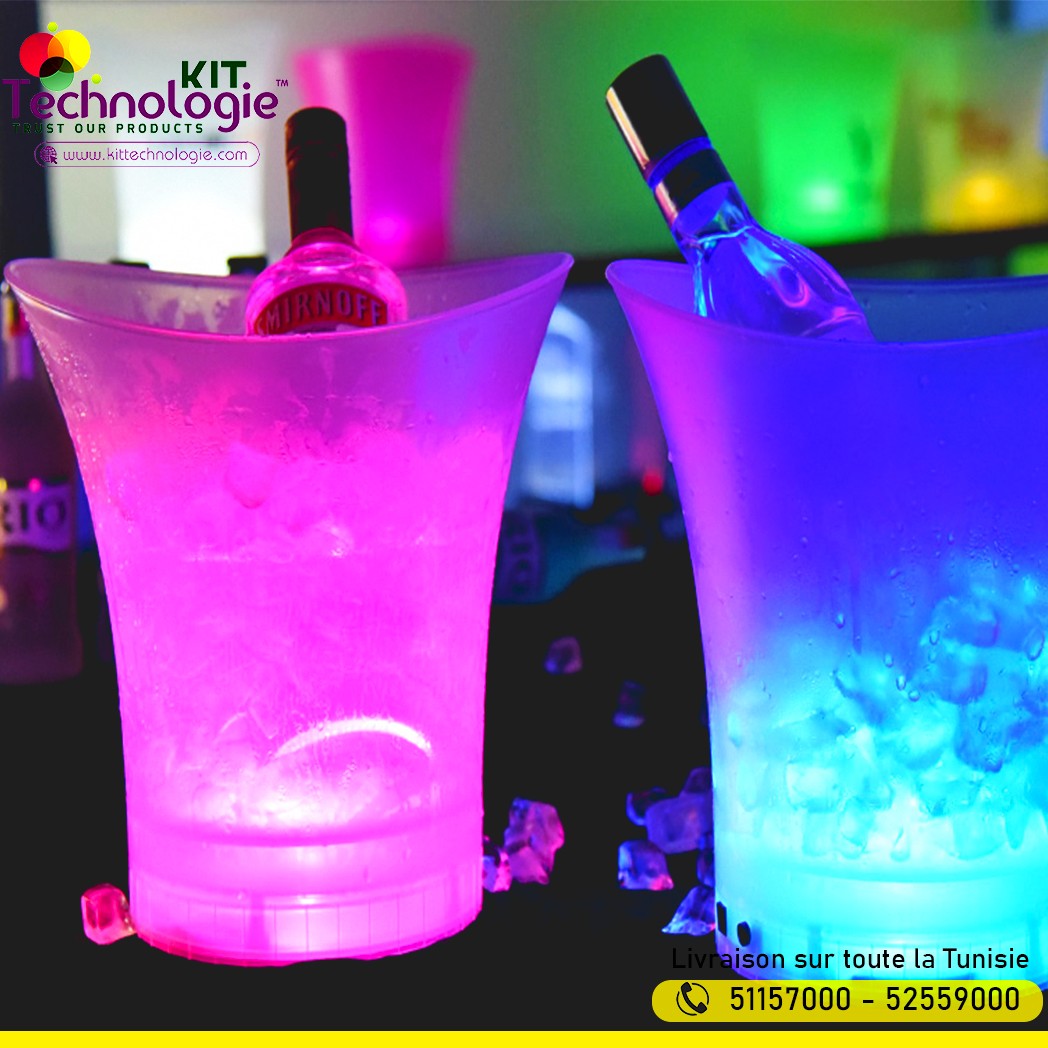 Seau Lumineux Polycarbonate Incassable