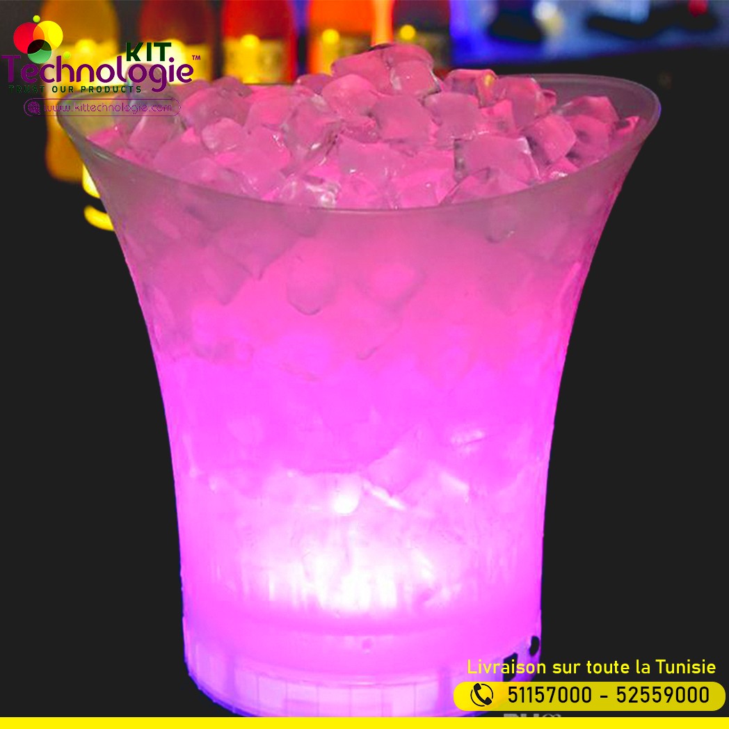 Seau Lumineux Polycarbonate Incassable