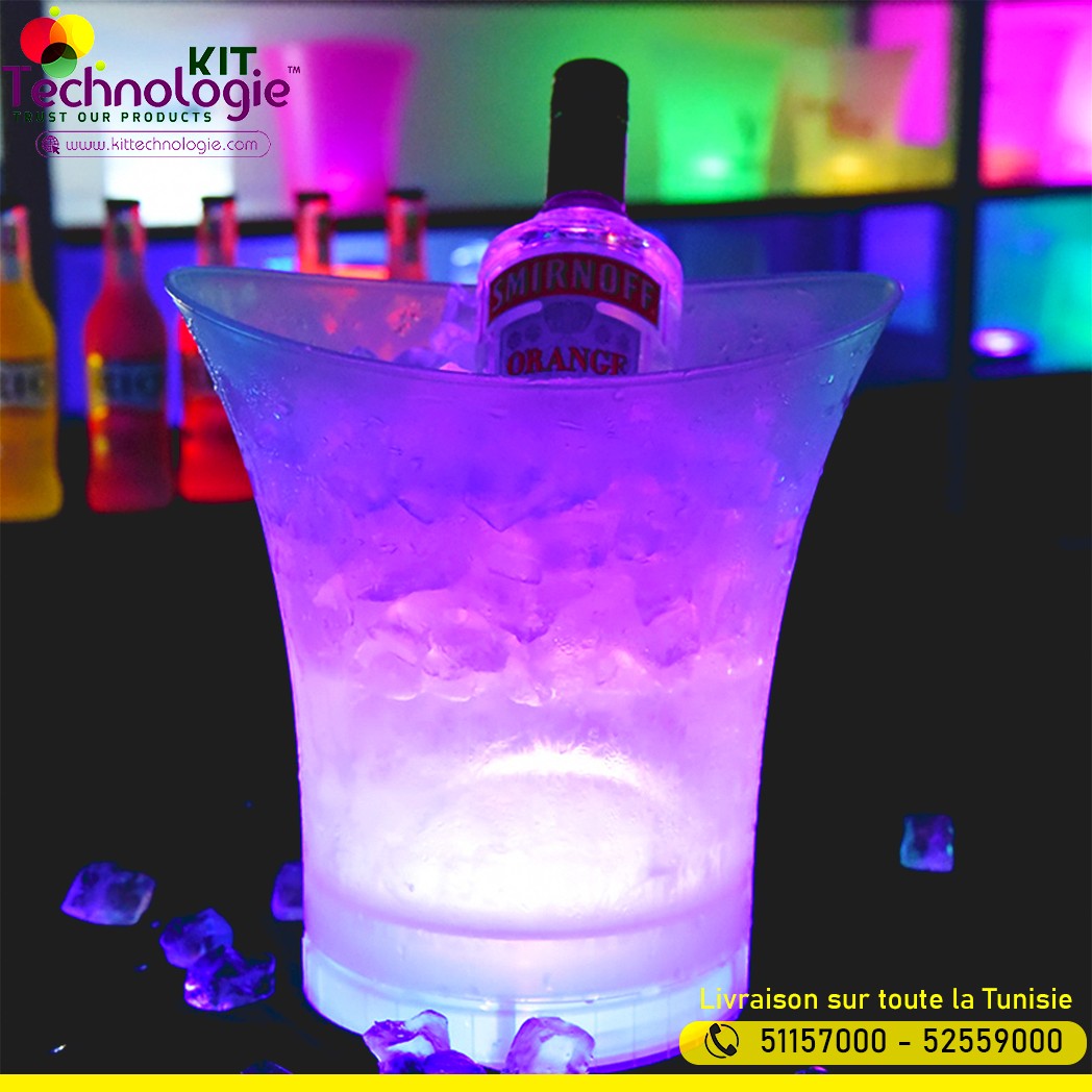 Seau Lumineux Polycarbonate Incassable