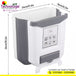 Poubelle de Cuisine Pliable & porte sachets