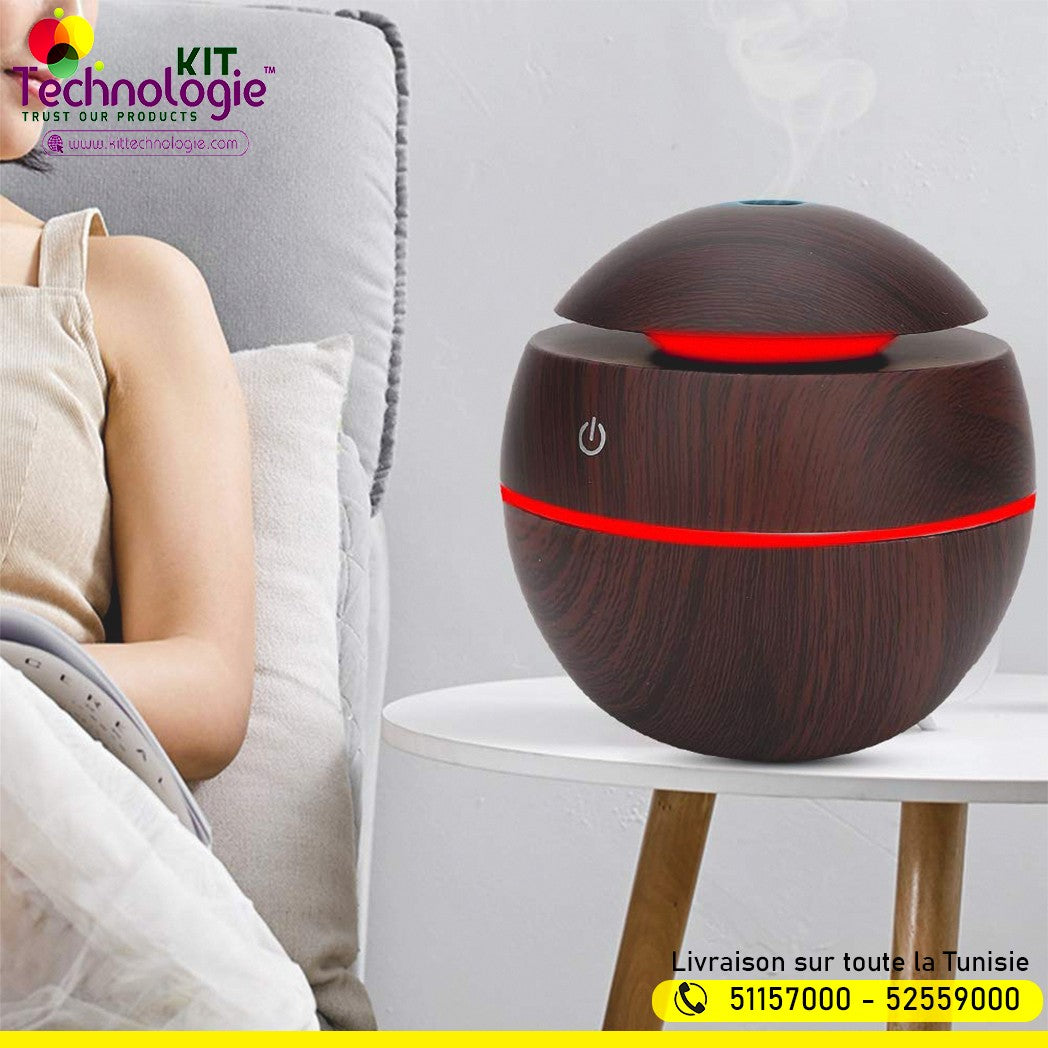 Humidificateur d'air ultrasonique Boule
