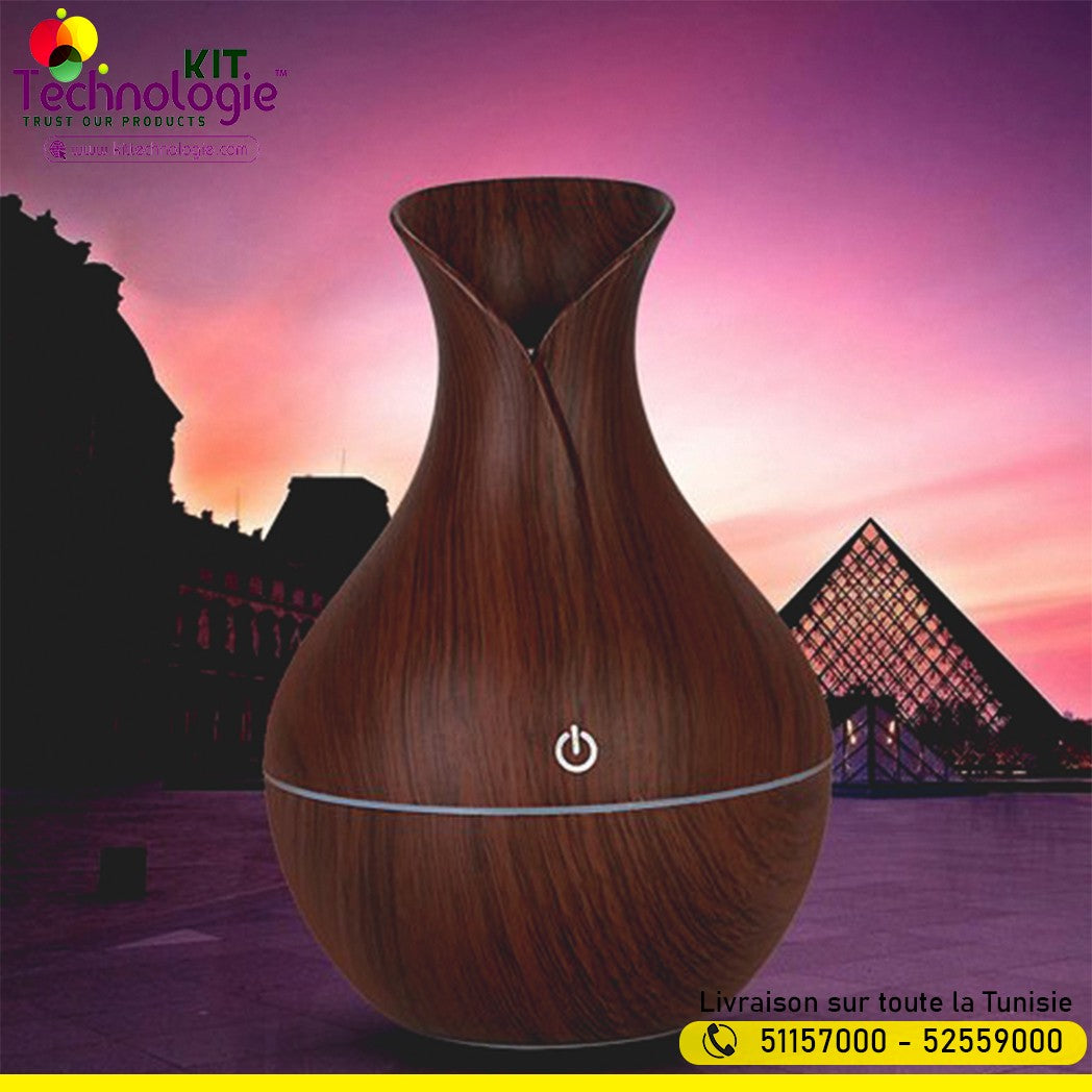 Humidificateur d'air ultrasonique Vase