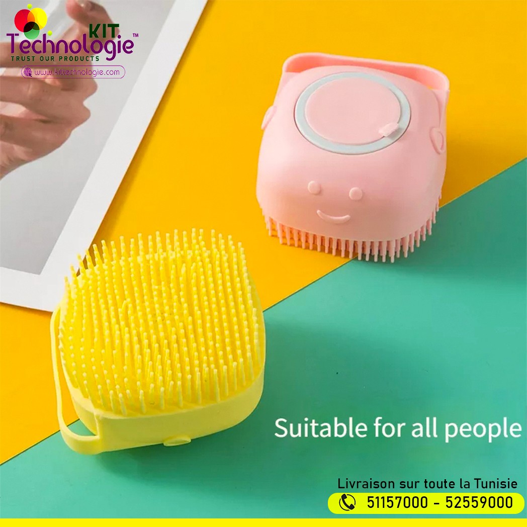 Brosse de bain en Silicone