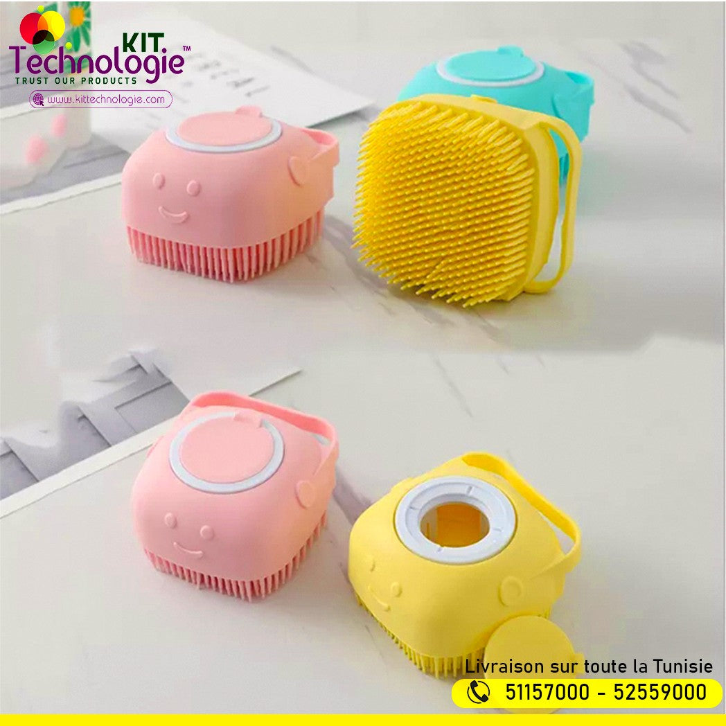 Brosse de bain en Silicone
