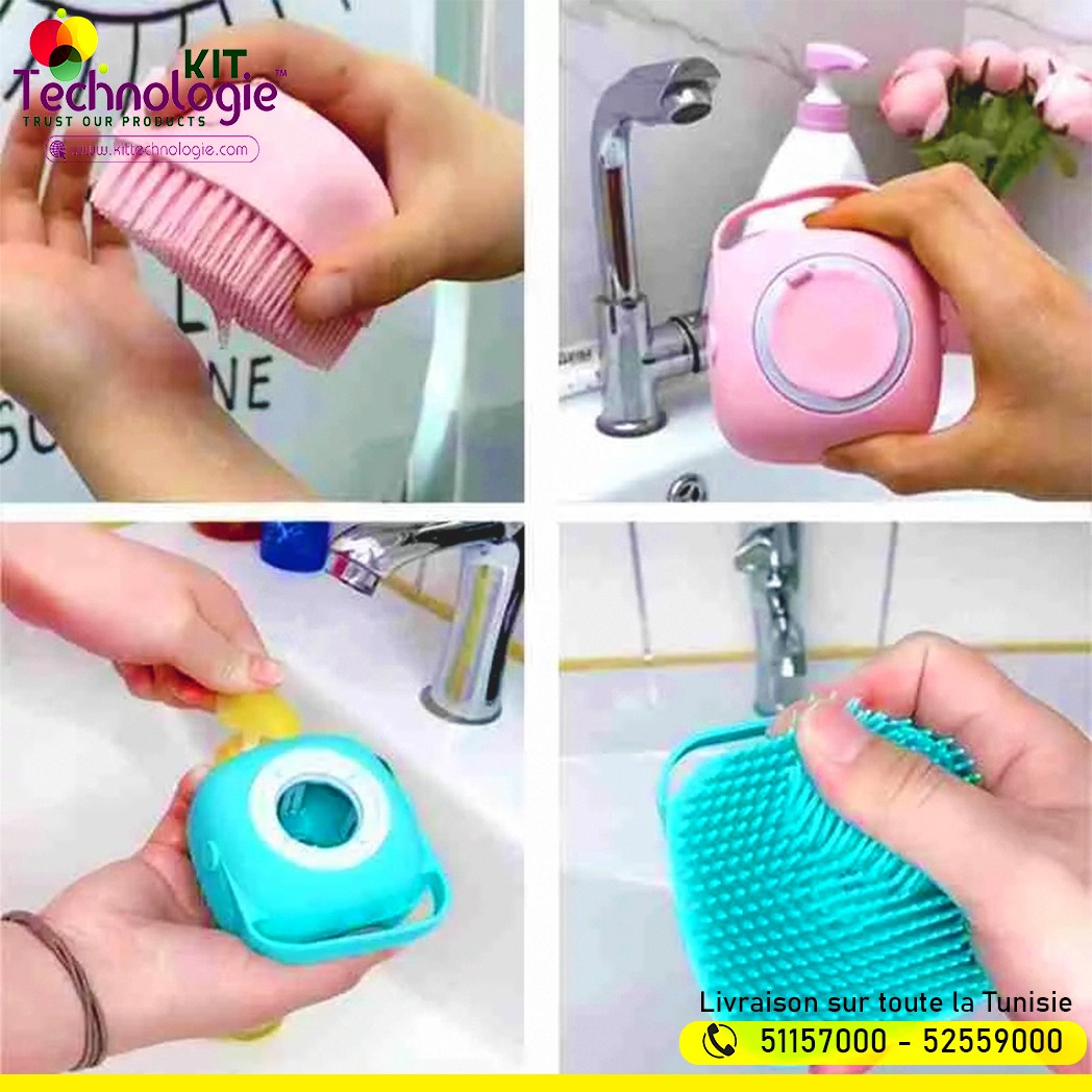 Brosse de bain en Silicone