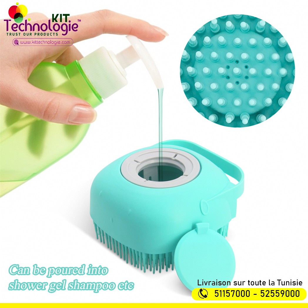 Brosse de bain en Silicone