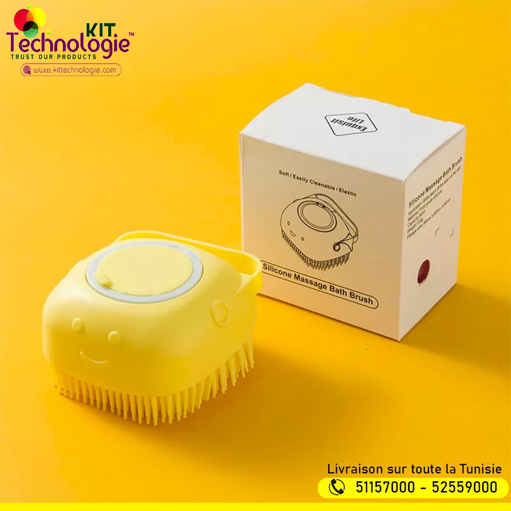 Brosse de bain en Silicone