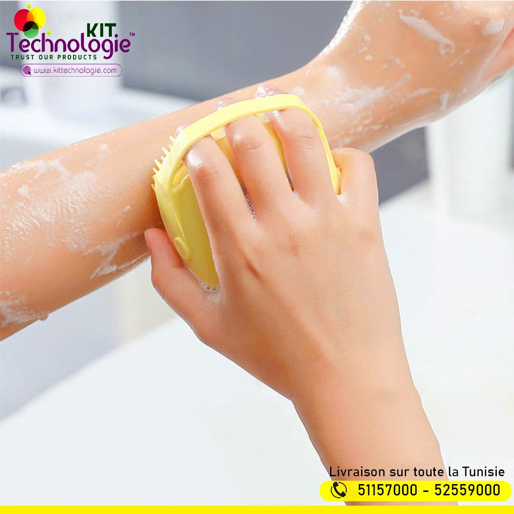 Brosse de bain en Silicone