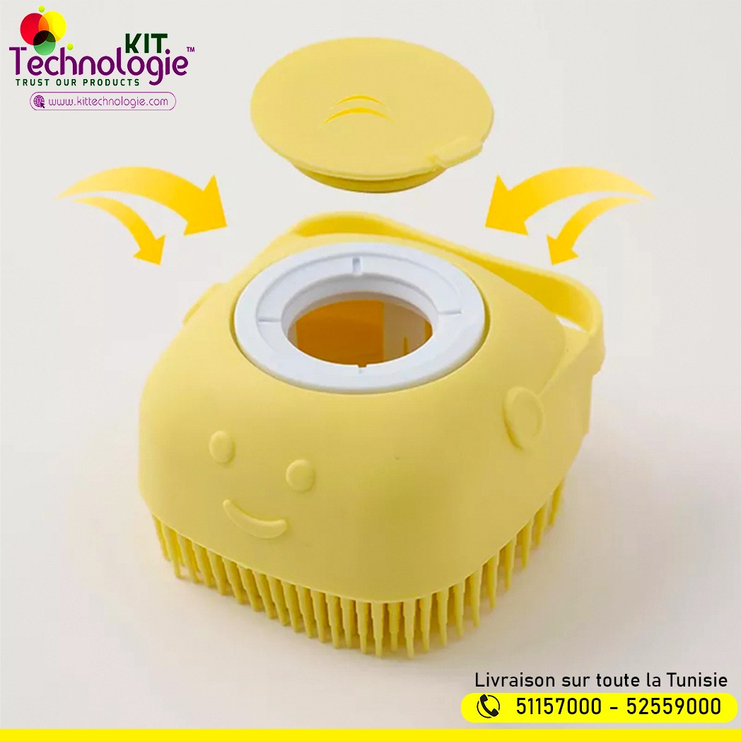 Brosse de bain en Silicone