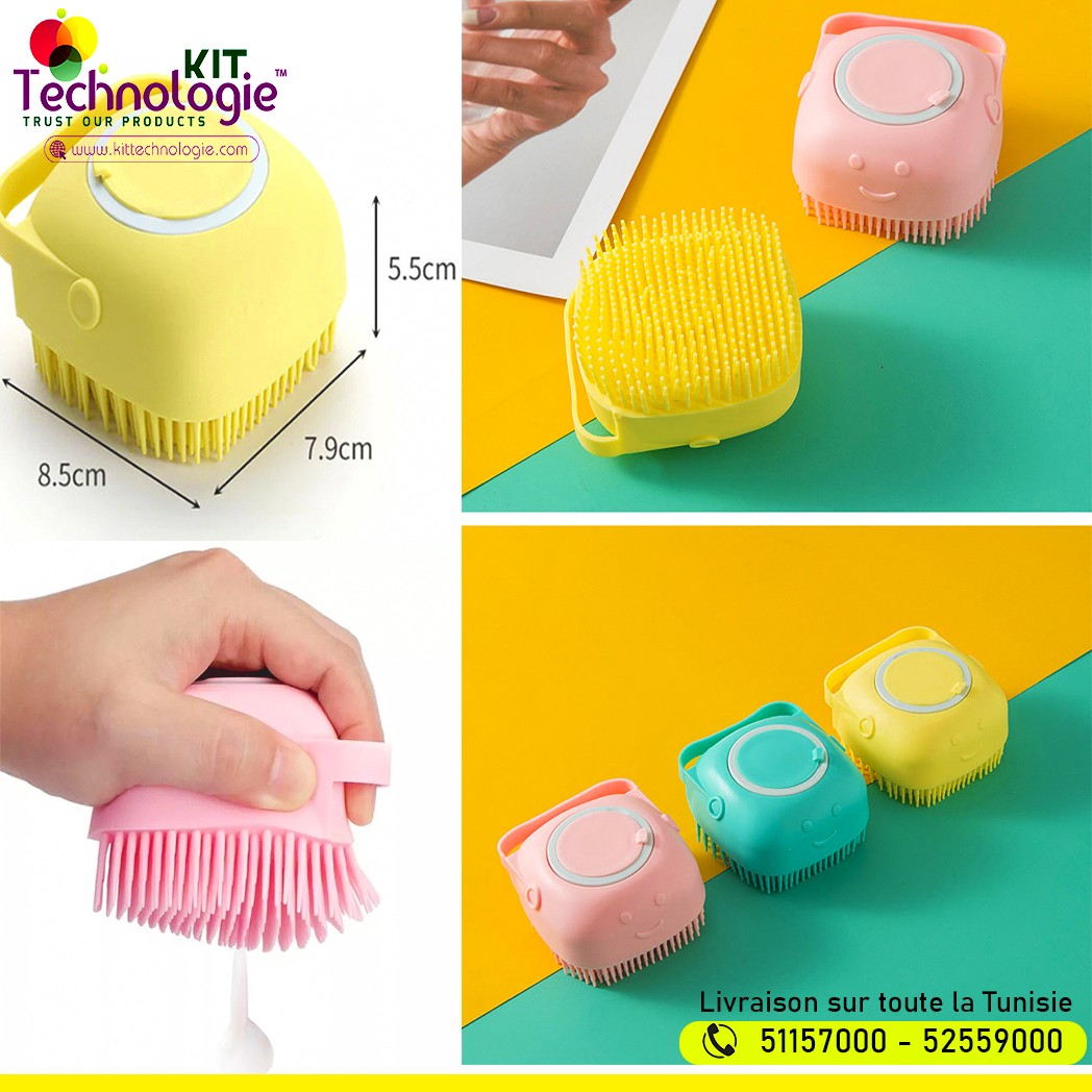 Brosse de bain en Silicone