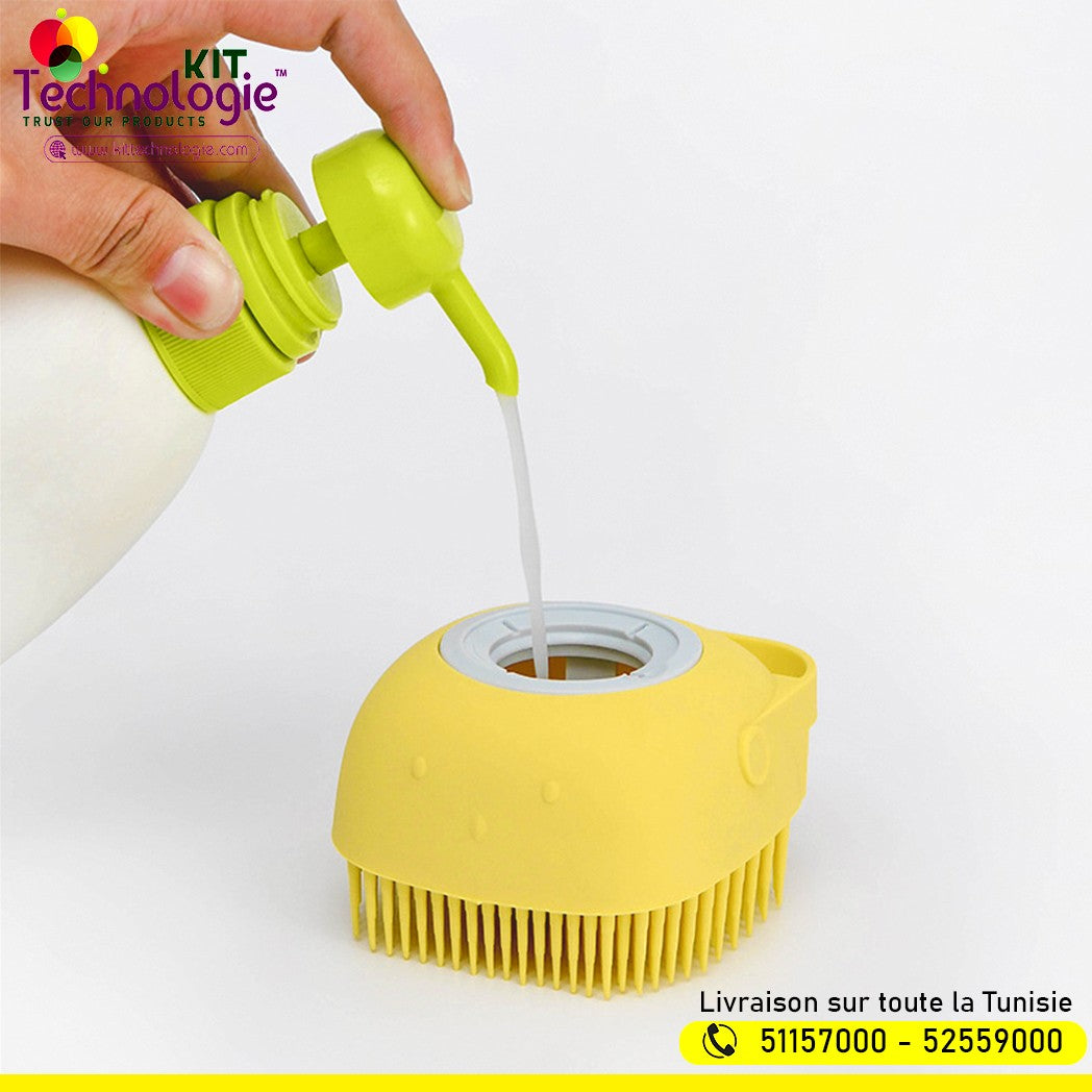 Brosse de bain en Silicone