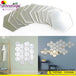 Pack Stickers Muraux ( Miroir Hexagonal 12PCs )