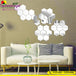Pack Stickers Muraux ( Miroir Hexagonal 12PCs )