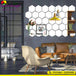 Pack Stickers Muraux ( Miroir Hexagonal 12PCs )