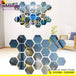 Pack Stickers Muraux ( Miroir Hexagonal 12PCs )