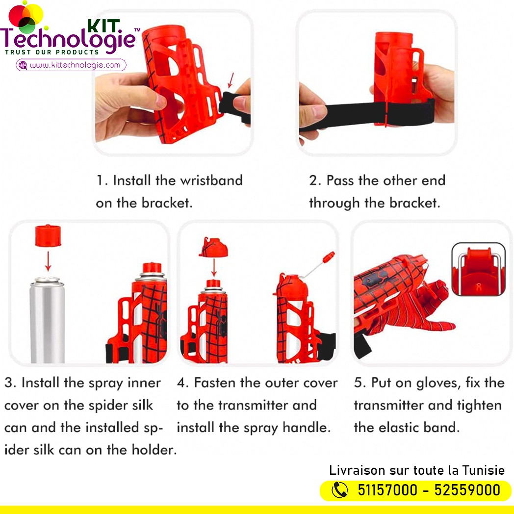 Spiderman Launcher Gant