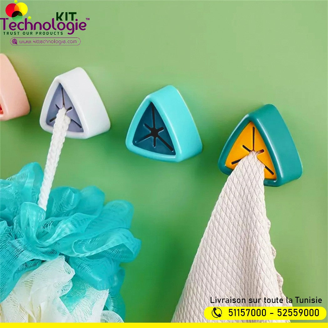 Porte-serviettes adhésif (4Pcs)