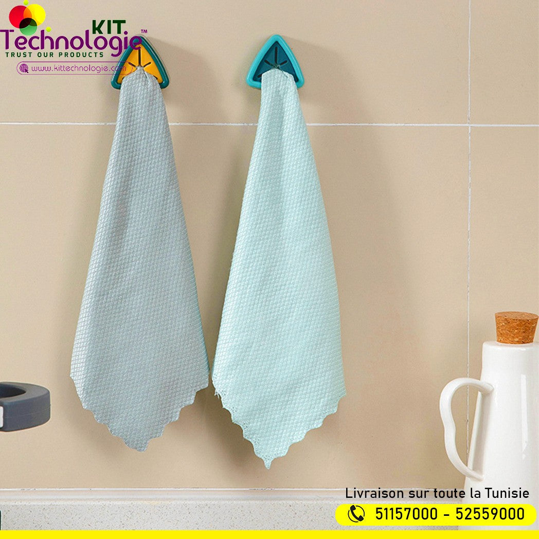 Porte-serviettes adhésif (4Pcs)