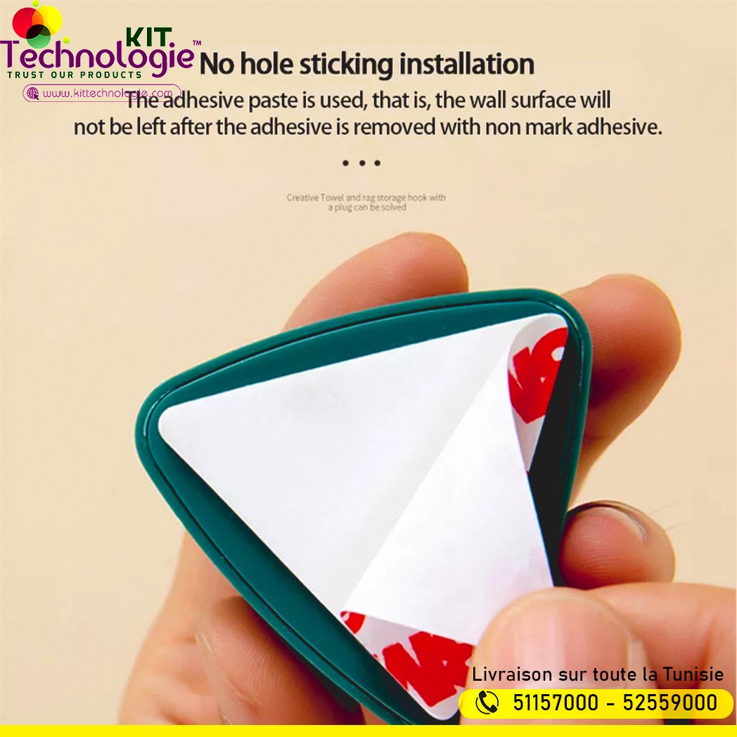 Porte-serviettes adhésif (4Pcs)