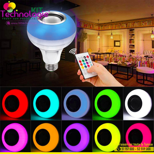 Lampe Led Music Baffle Bluetooth Speaker Bulb