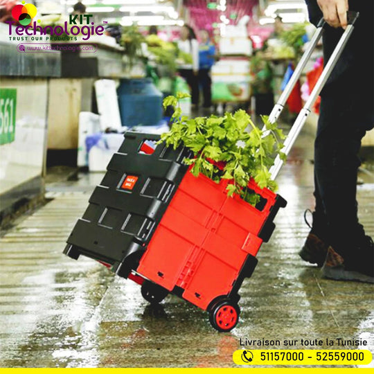 Chariot pliable