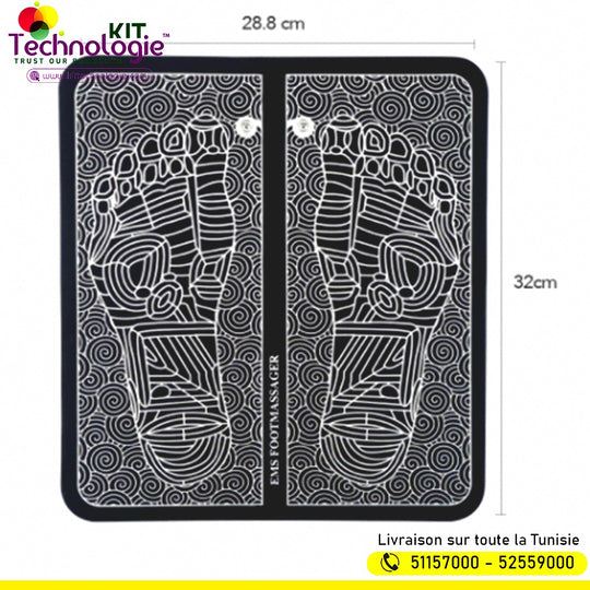 Tapis de massage électrique des pieds (EMS)