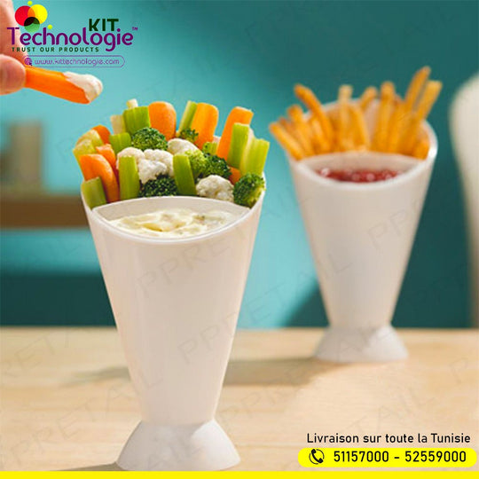 Dipping Cone (Pack de 4 pièces )