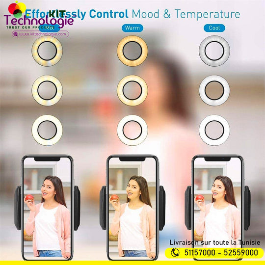 Ring Light & Phone Holder