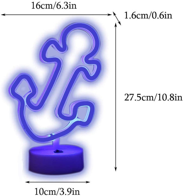 Veilleuse Ancre Néon