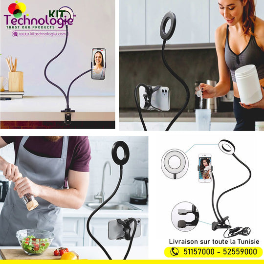 Ring Light & Phone Holder