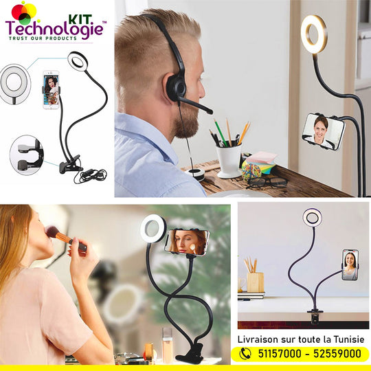 Ring Light & Phone Holder