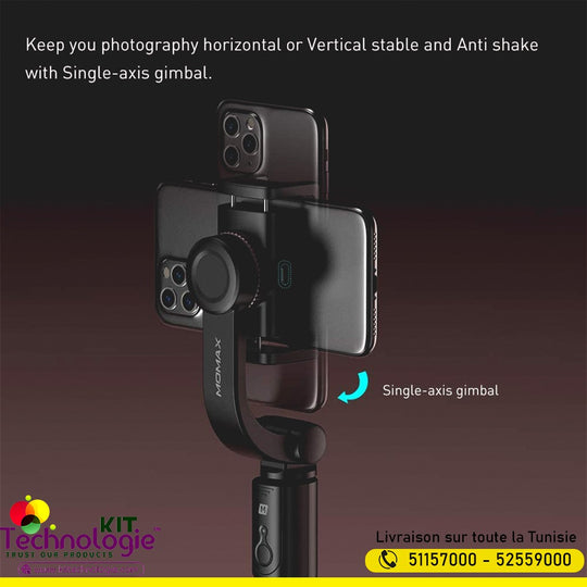 Stabilisateur Professionnel 3en1 (1-axe)