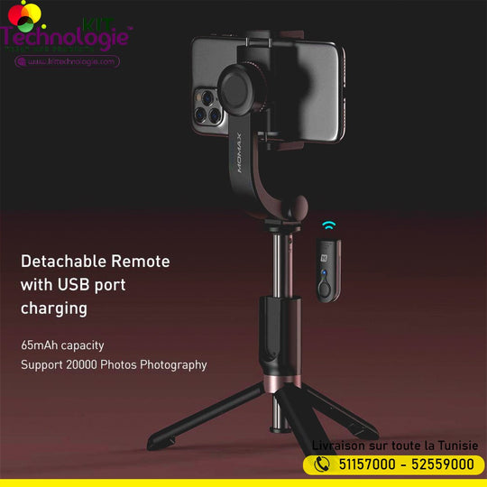 Stabilisateur Professionnel 3en1 (1-axe)