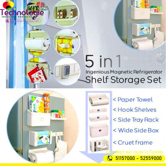 5in1 New Feeling frigo storage magnetic