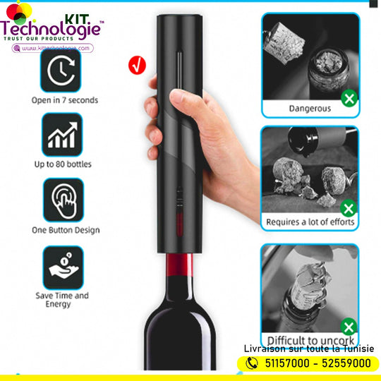 kit 4pcs Tire Bouchon Electrique