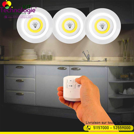 3 Spotes Led Intelligent
