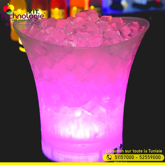 Seau Lumineux Polycarbonate Incassable