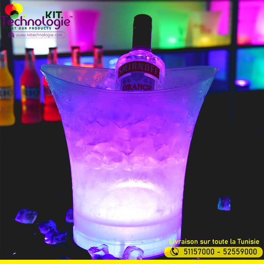 Seau Lumineux Polycarbonate Incassable